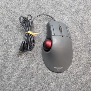Microsoft Trackball Optical 1.0 Trackball Mouse X05-87475 USB Wired